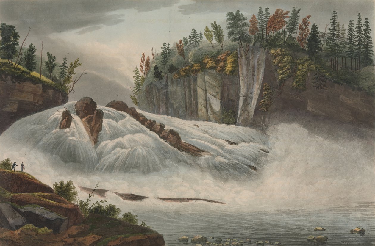 Chutes de Hadley No. 5 du Portfolio de la rivière Hudson - John Rubens Smith