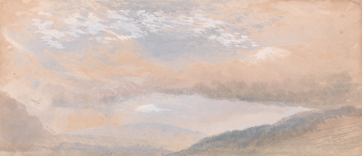 Collines et ciel - John Ruskin