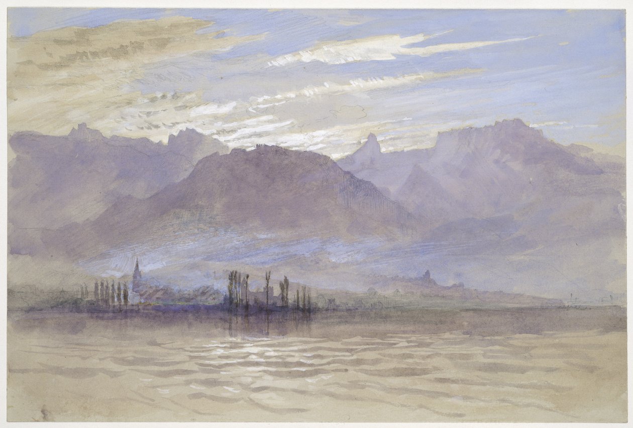 Matin de printemps, avec vent du nord-est, à Vevey, mai - juin 1849 ou 1er mai 1869 - John Ruskin