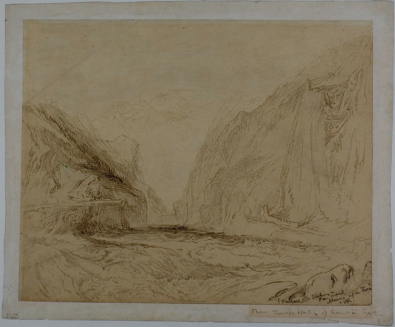 Torrent au Tyrol - John Ruskin