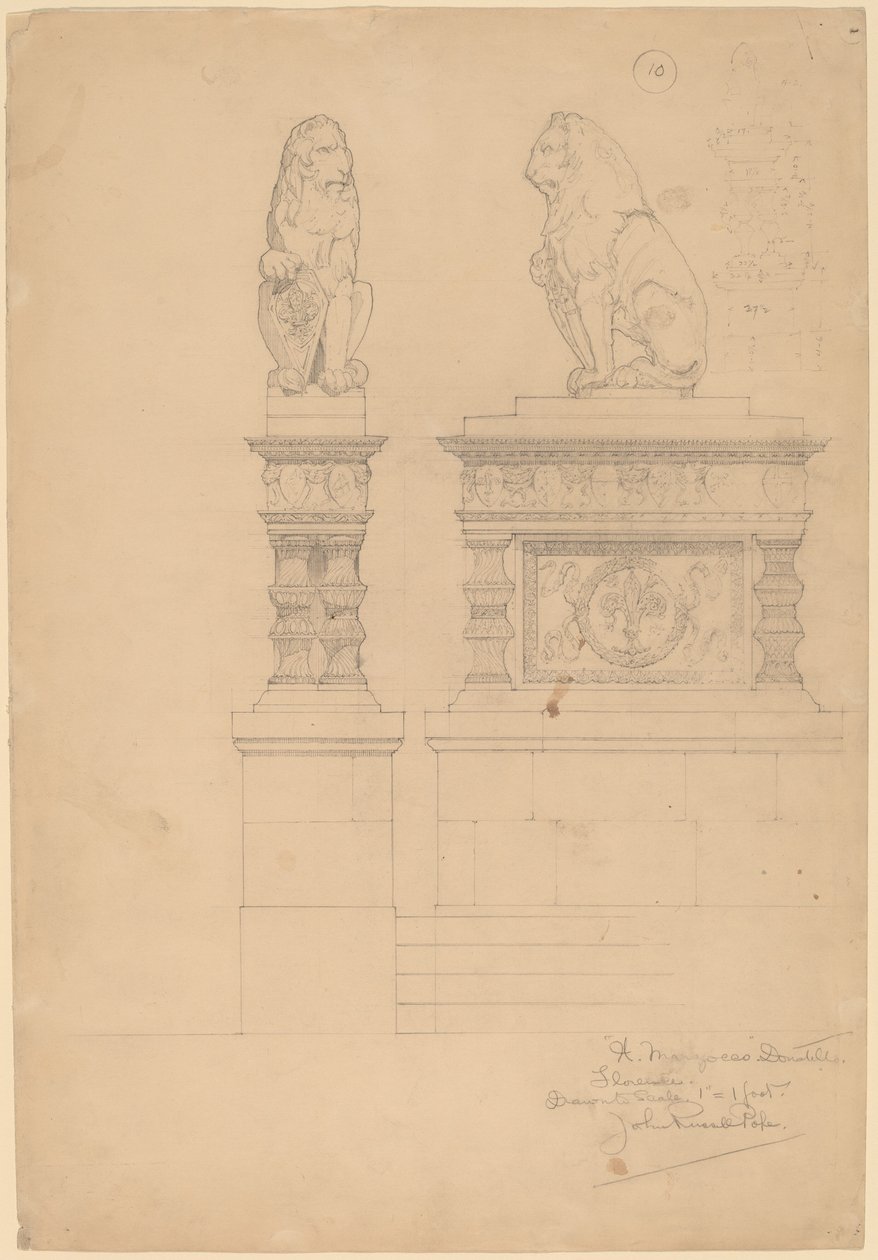 Il Marzocco, Donatello - John Russell Pope