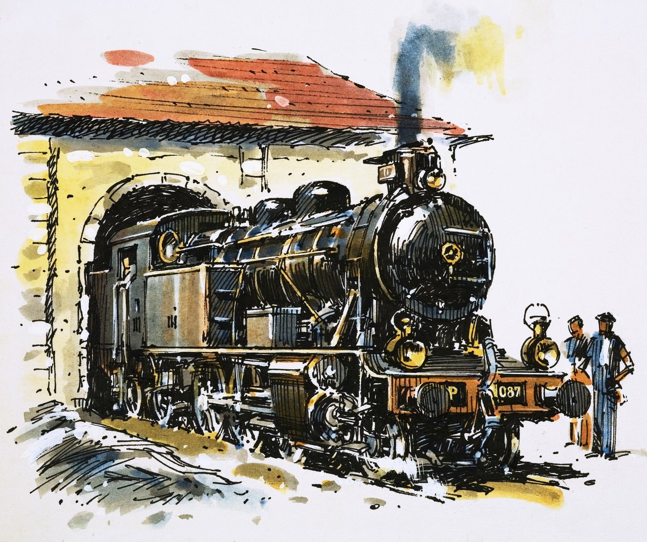 Le monde de la vitesse et de la puissance : Une locomotive-citerne 2-6-4 construite par Honschel et datant de 1929 - John S. Smith