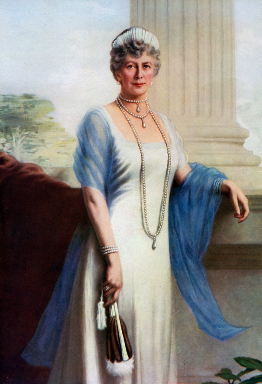 Mary de Teck, reine consort de George V du Royaume-Uni, 1937 - John Saint Helier Lander