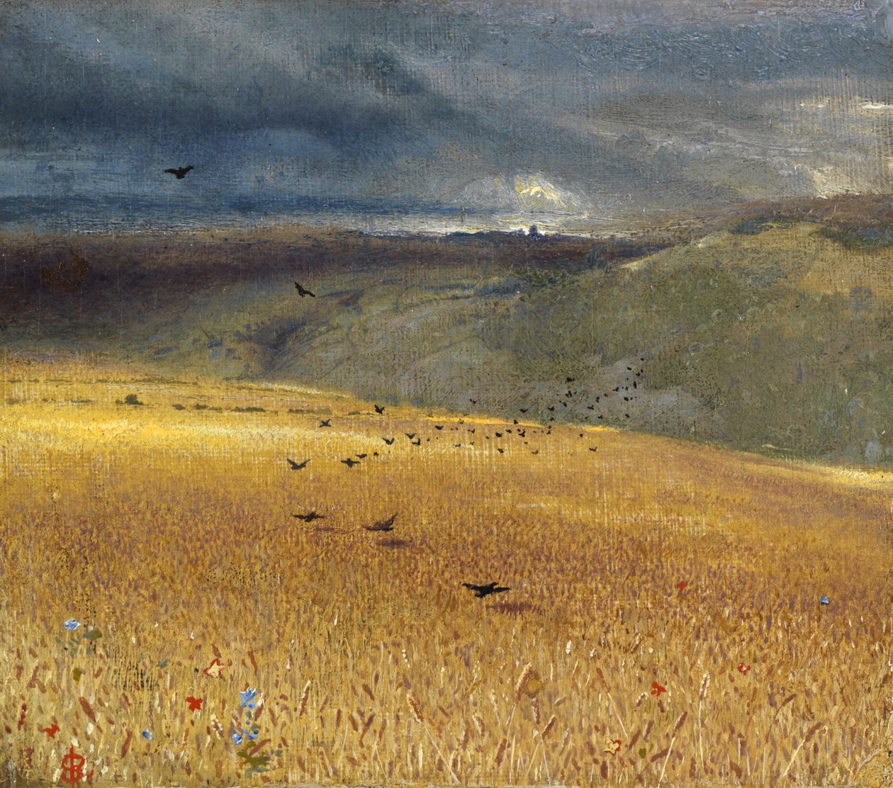 Champ de blé - John Samuel Raven