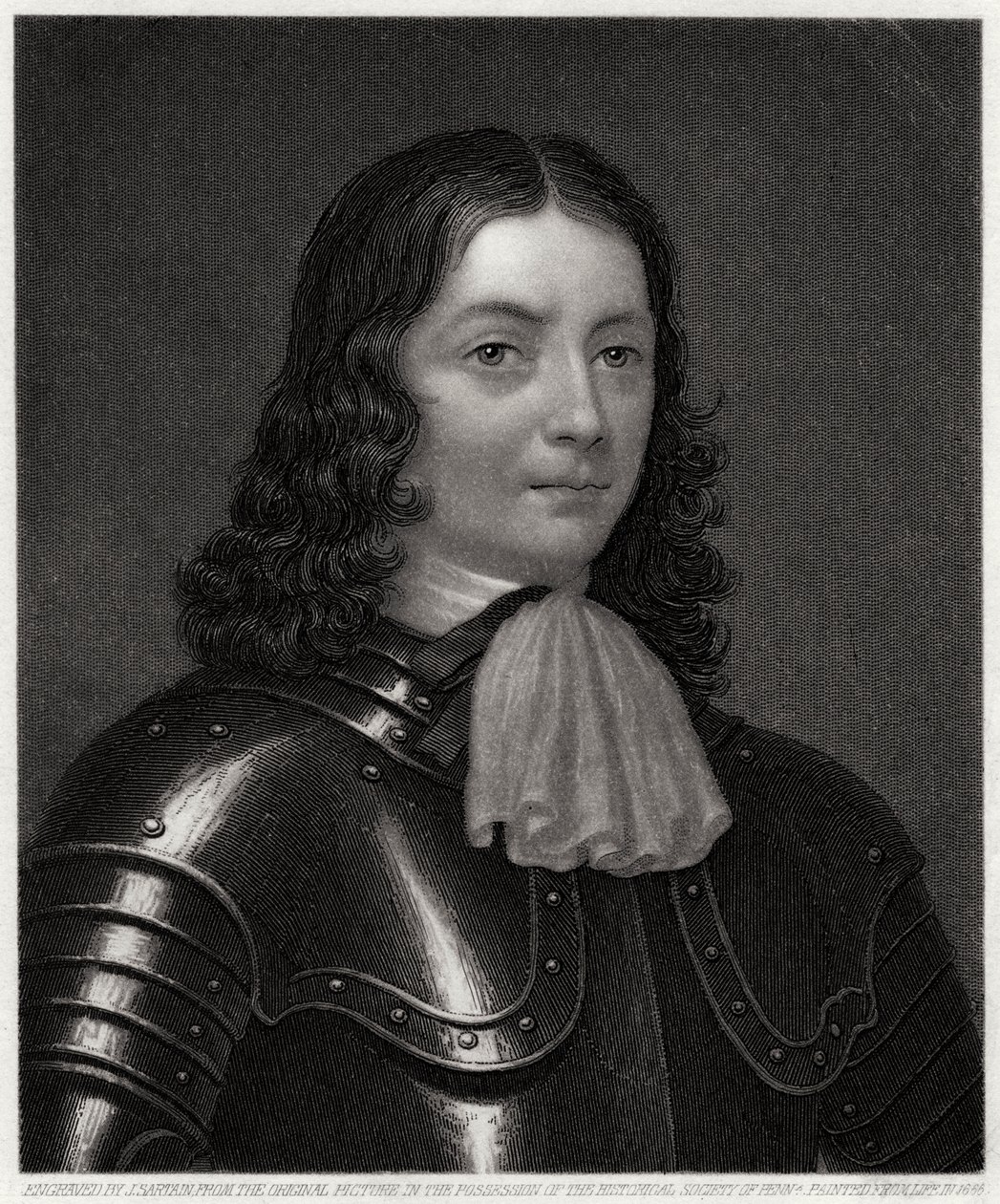 William Penn, après 1666, 19e siècle - John Sartain