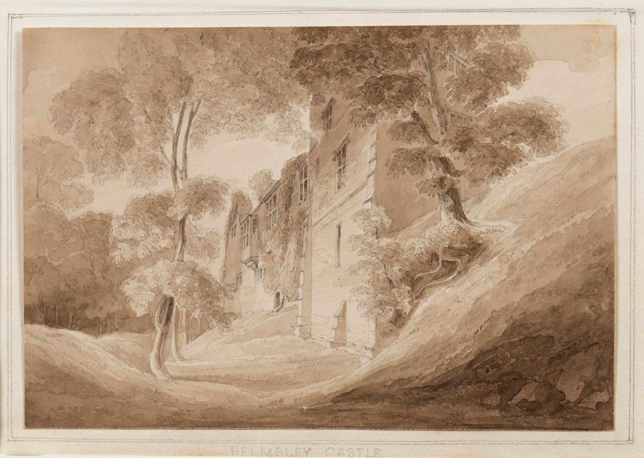 Château de Helmsley, Yorkshire, 25-27 octobre 1824 - John Scarlett Davis