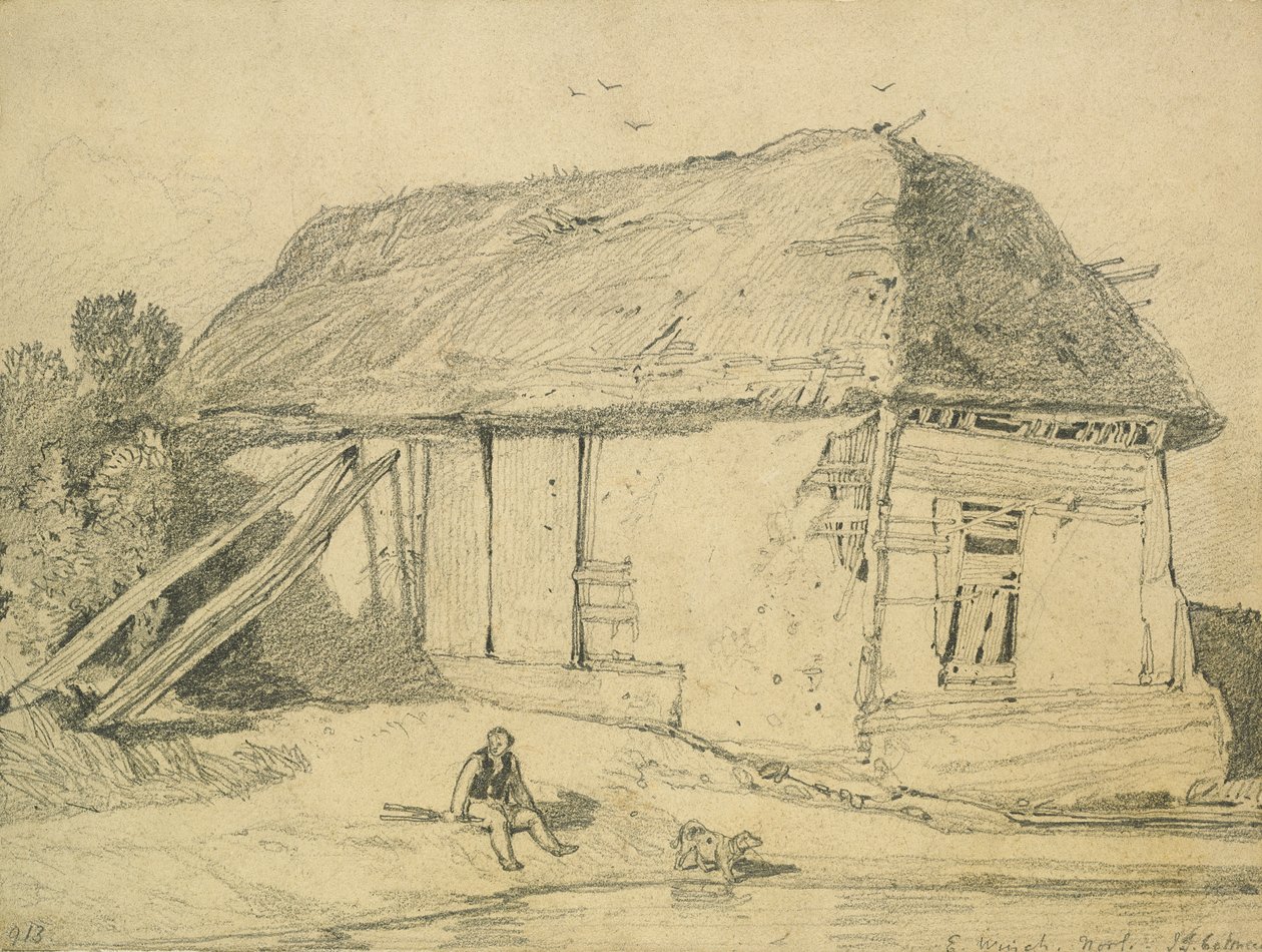 Une grange à East Winch, Norfolk - John Sell Cotman