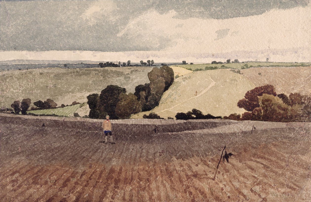 Un champ labouré, vers 1808 - John Sell Cotman