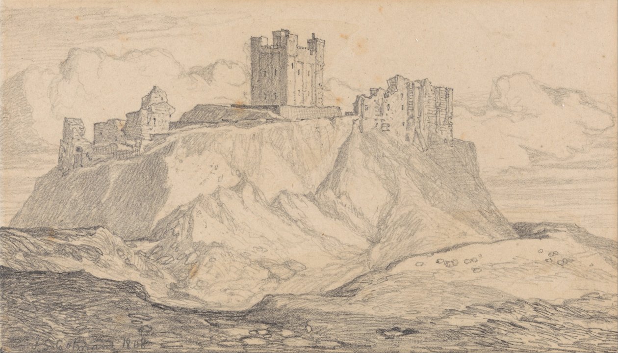 Château de Bamborough, Northumberland - John Sell Cotman