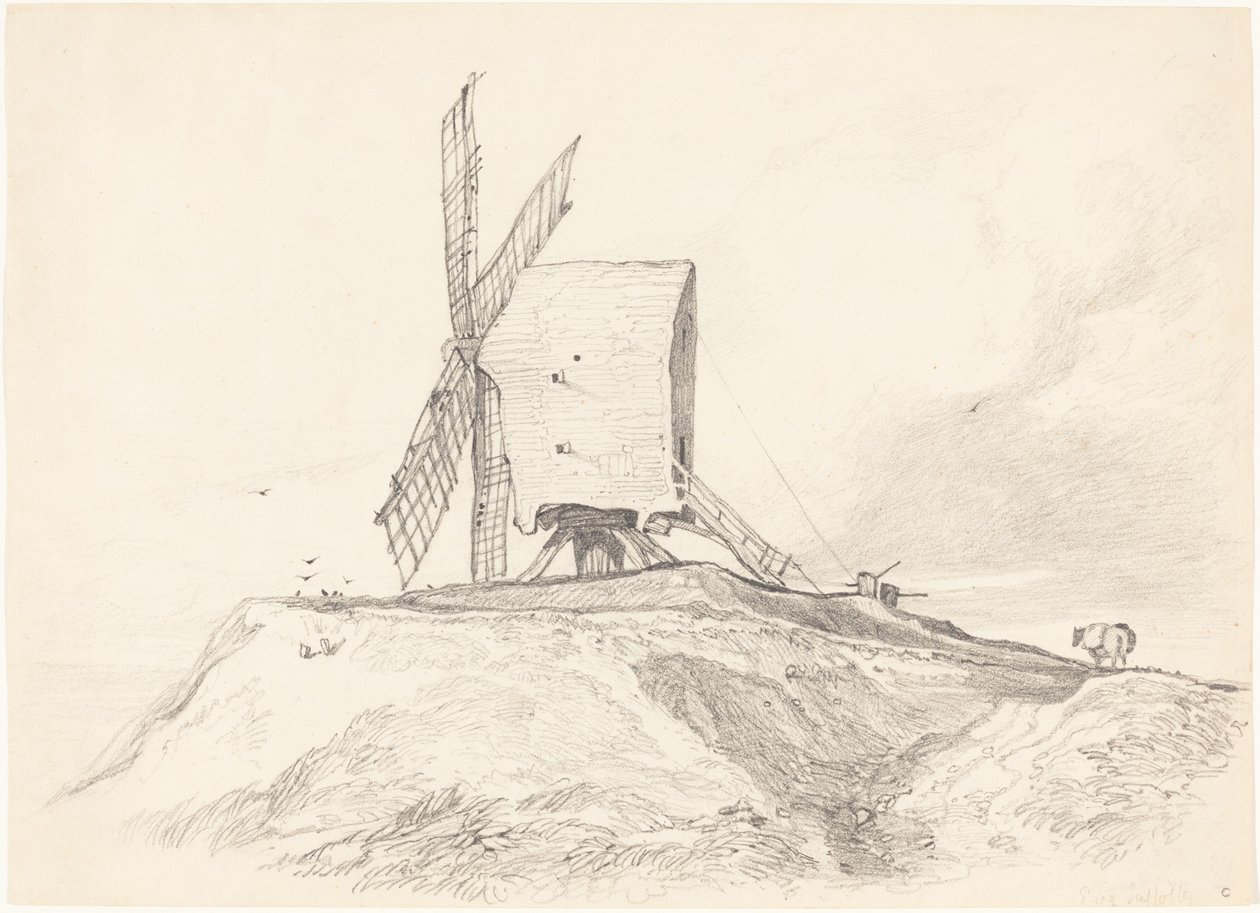 Moulin à œil dans le Suffolk - John Sell Cotman