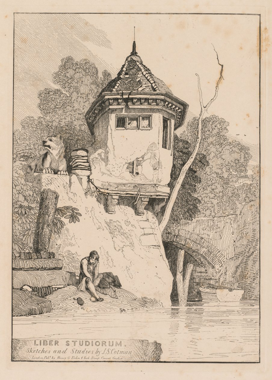 Liber Studiorum, Frontispice, Vue d