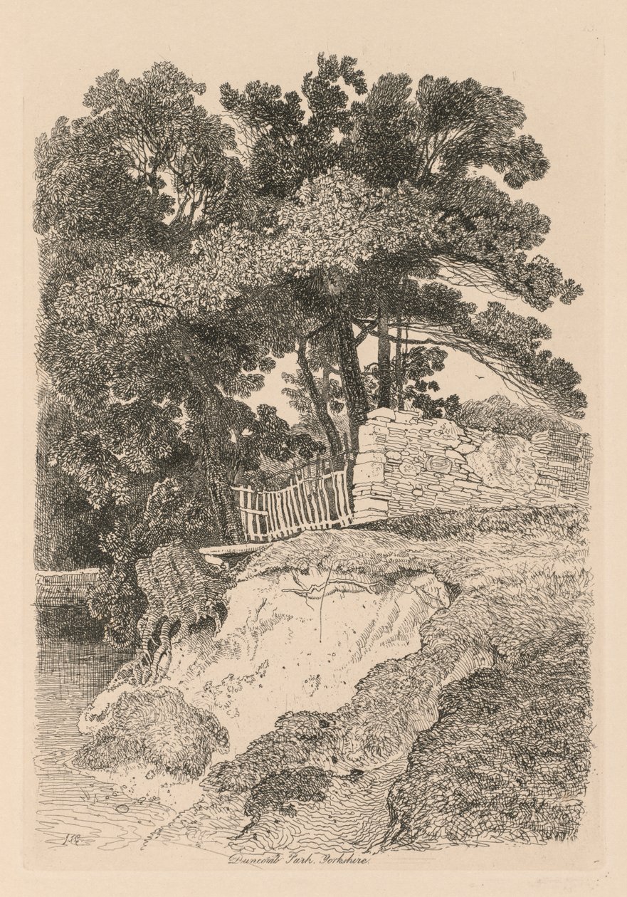 Liber Studiorum : Planche 13, Parc de Duncomb, Yorkshire : No. 5 - John Sell Cotman