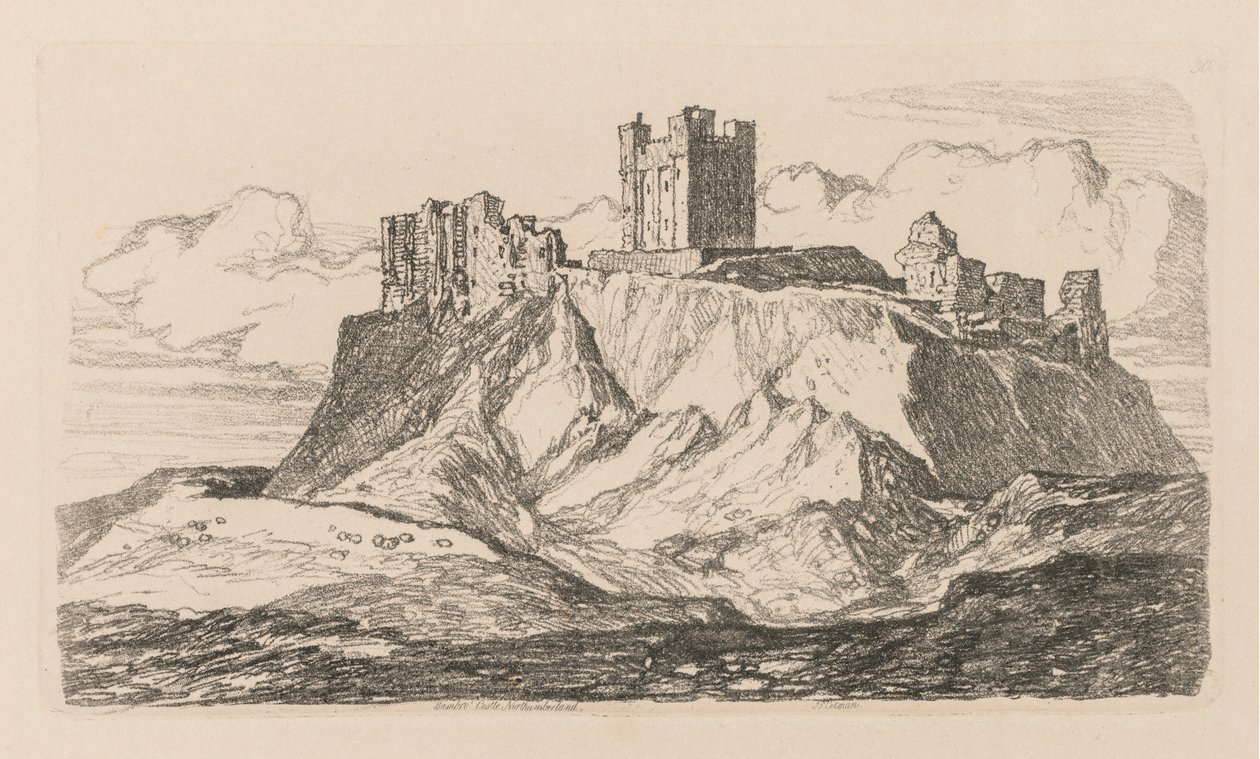 Liber Studiorum : Planche 30, Château de Bambro