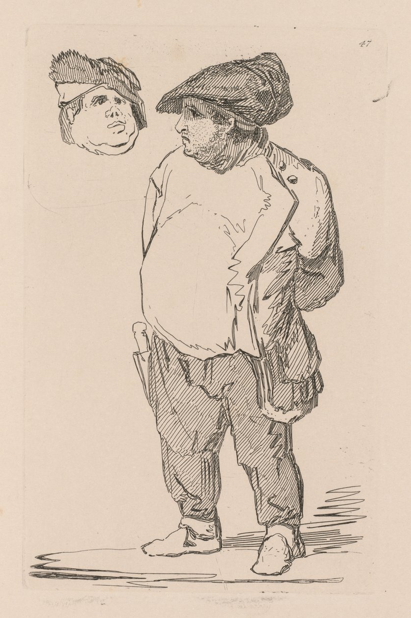 Liber Studiorum: Planche 47, Une Étude, 1838 - John Sell Cotman