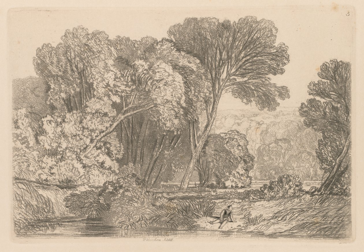Liber Studiorum : Planche 5, Walsingham, Norfolk, 1838 - John Sell Cotman