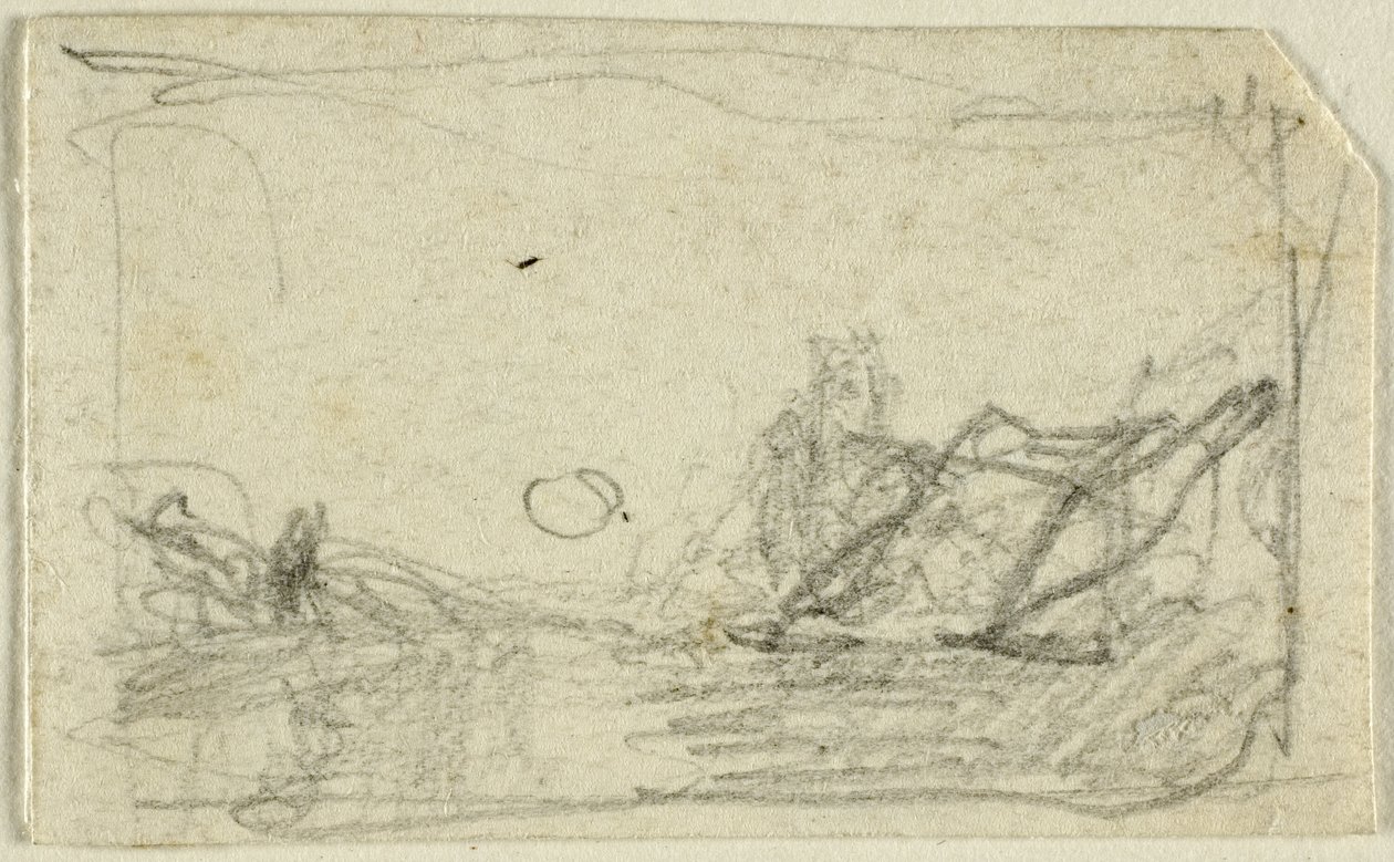 Clair de lune sur un paysage - John Sell Cotman