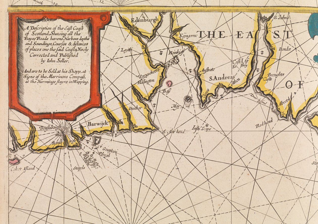 Le pilote anglais le premier livre : décrivant la navigation nordique, vers 1671 - John Seller