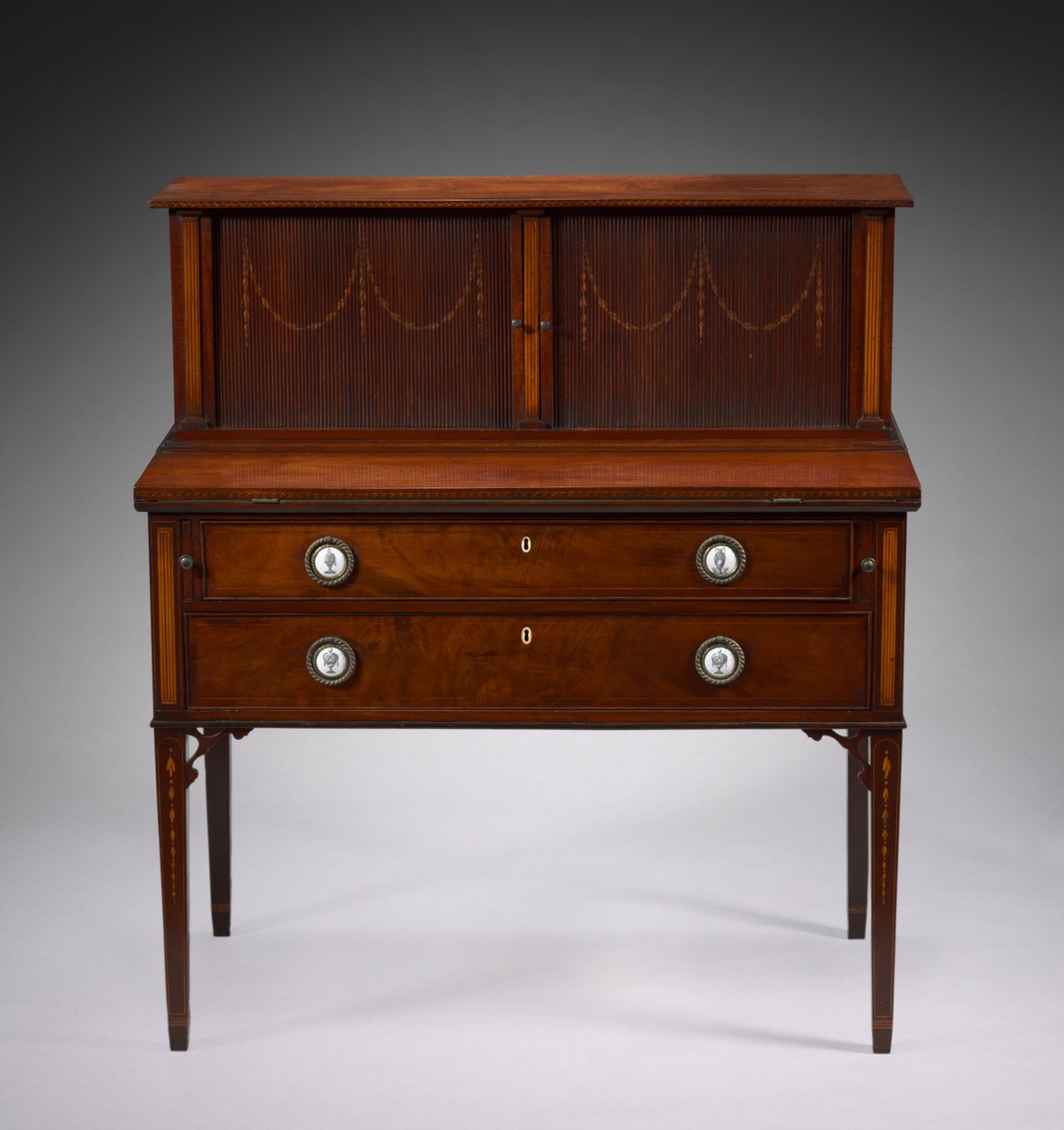 Bureau tambour, vers 1800 - John Seymour