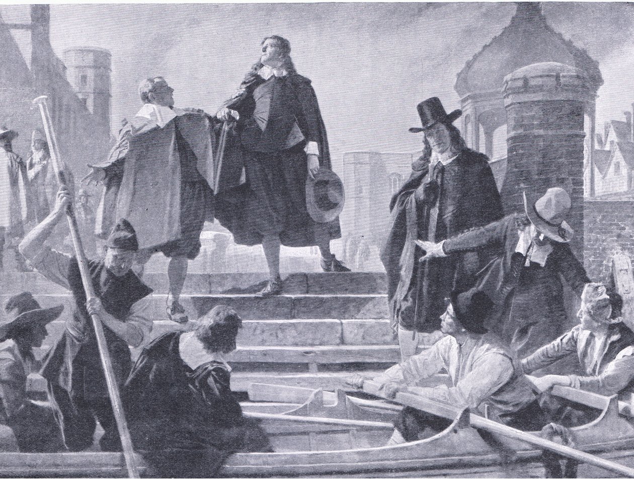 La fuite des cinq membres, illustration de L