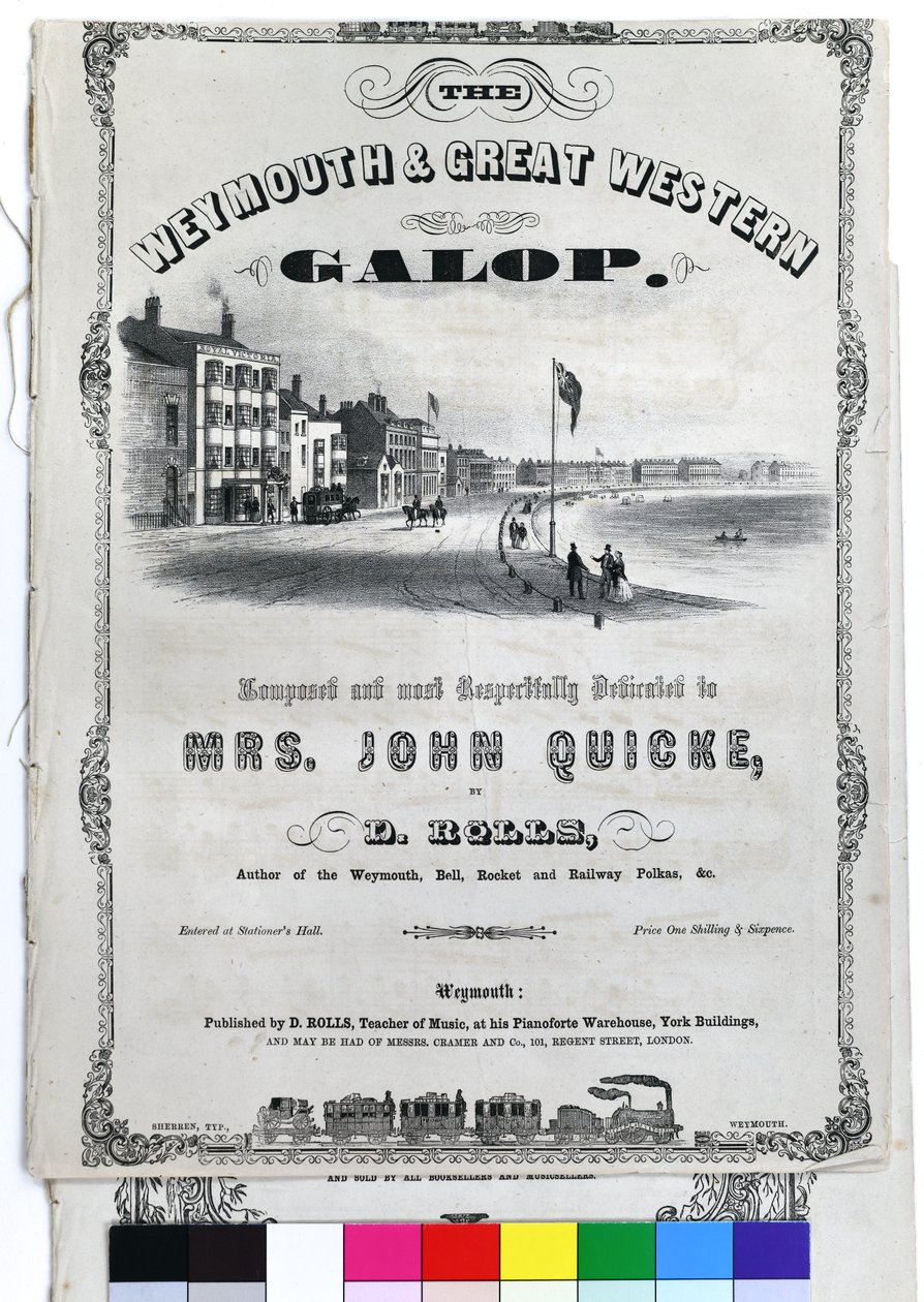 Weymouth et Great Western Galop, c1870 - John Sherren