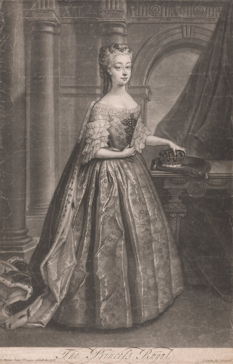 La princesse royale (princesse Ann, fille aînée de George II) - John Simon