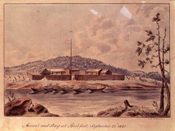 Arrivée et Séjour à Rockfort, 1821 - John Simpson