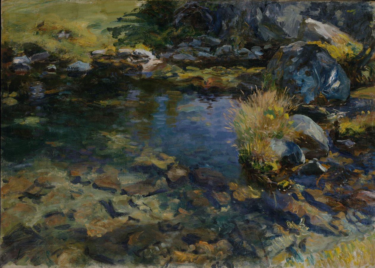 Bassin alpin, 1907 - John Singer Sargent