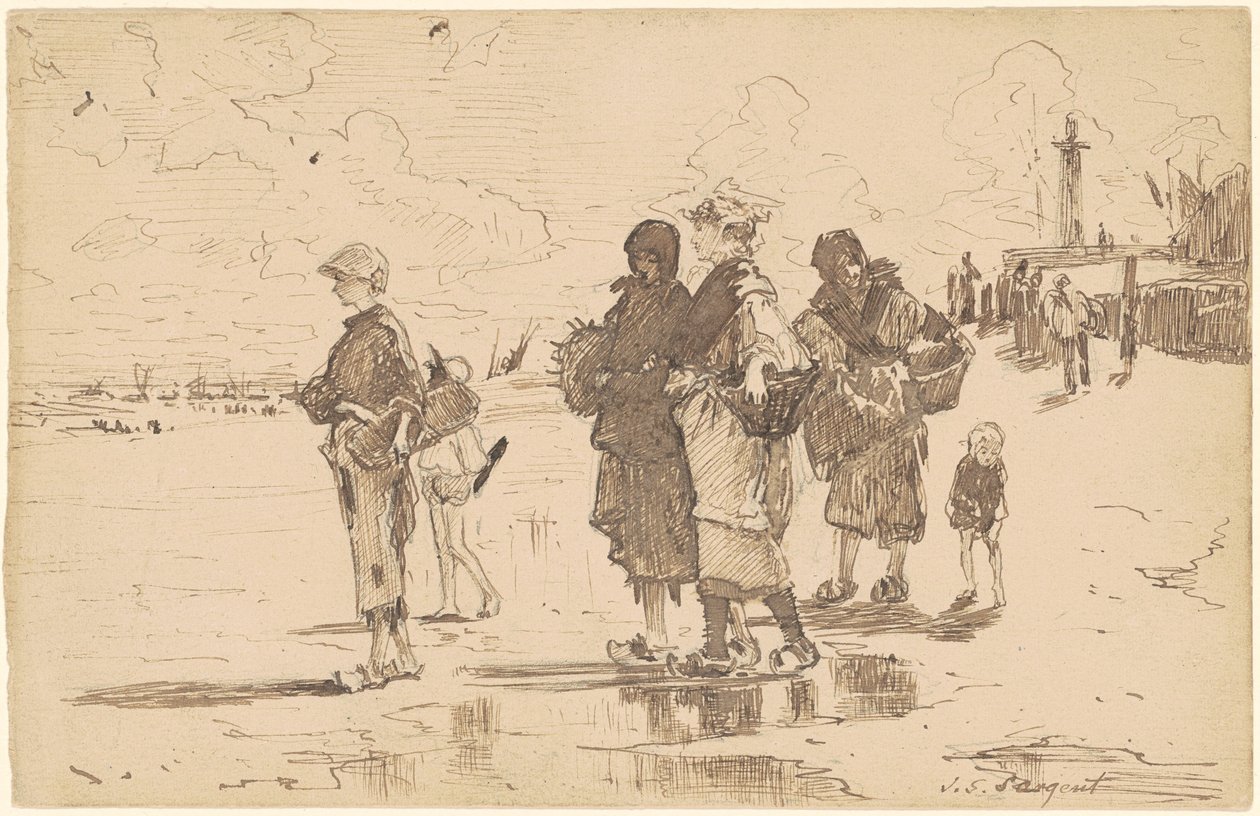 En route pour la pêche - John Singer Sargent