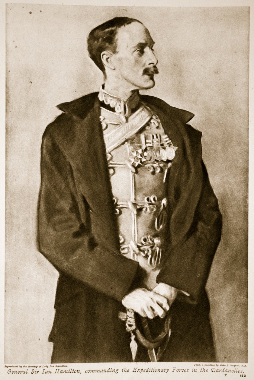Général Sir Ian Hamilton, commandant les forces expéditionnaires aux Dardanelles, 1914-19 - John Singer Sargent