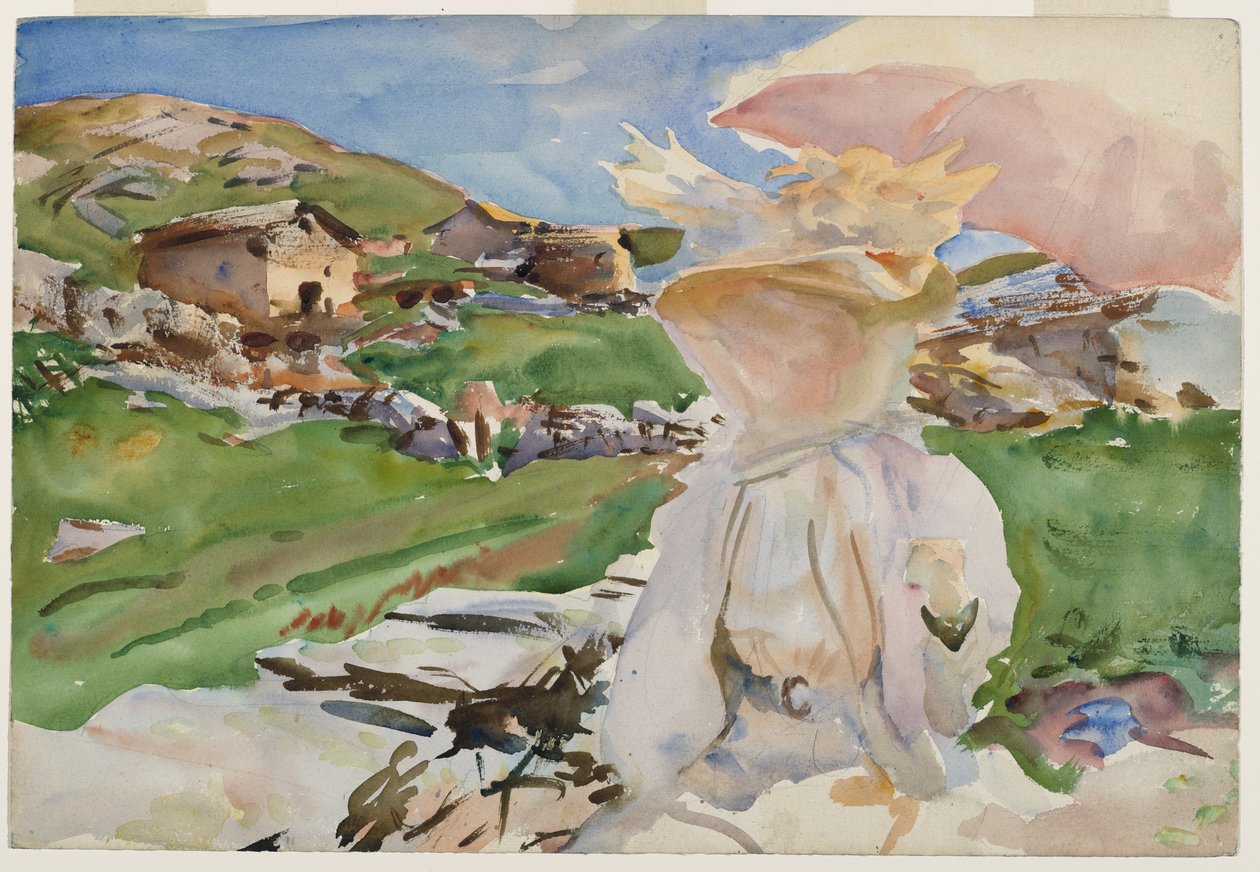 Dans le col du Simplon, 1909 - John Singer Sargent