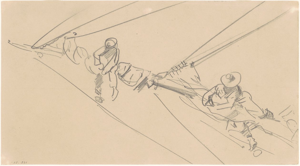Hommes sur une vergue - John Singer Sargent