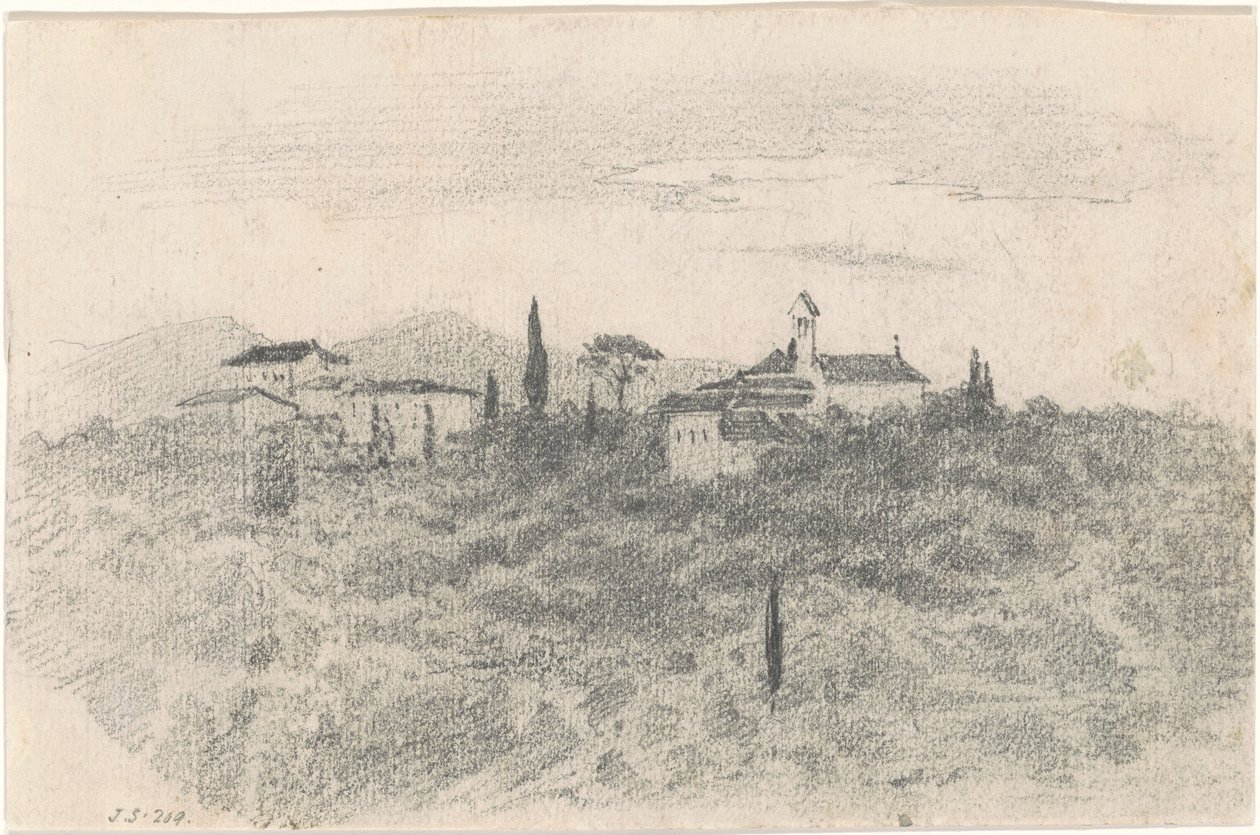Monastère [recto], 1870-1872 - John Singer Sargent