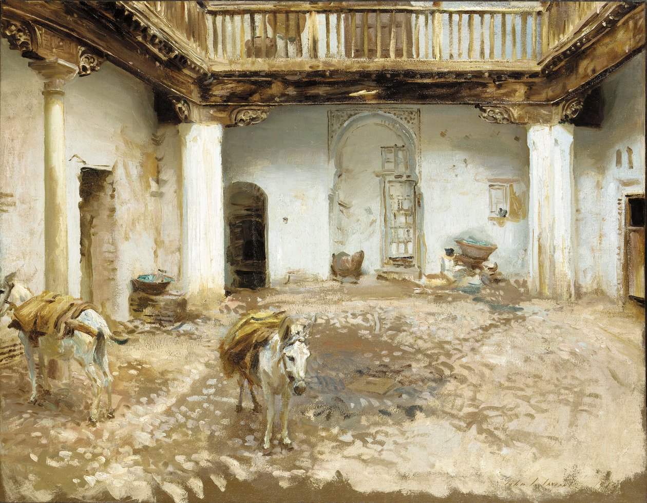 Cour mauresque, 1913 - John Singer Sargent