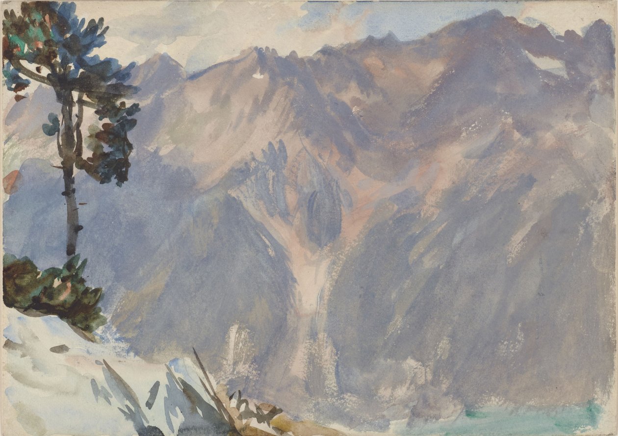 Paysage de montagne - John Singer Sargent