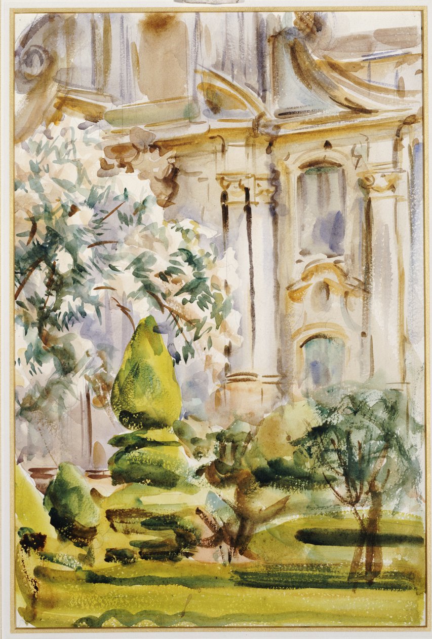 Palais et jardins, Espagne - John Singer Sargent