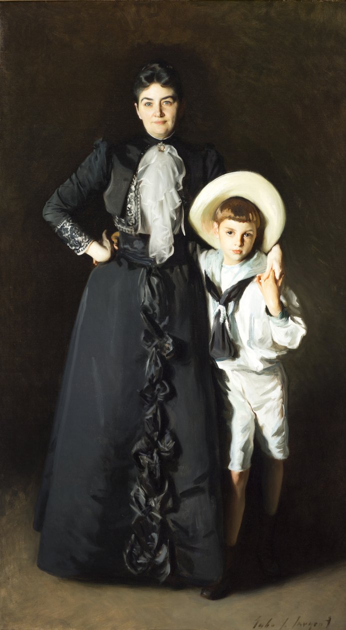 Portrait de Mme Edward L. Davis et de son fils, Livingston Davis - John Singer Sargent