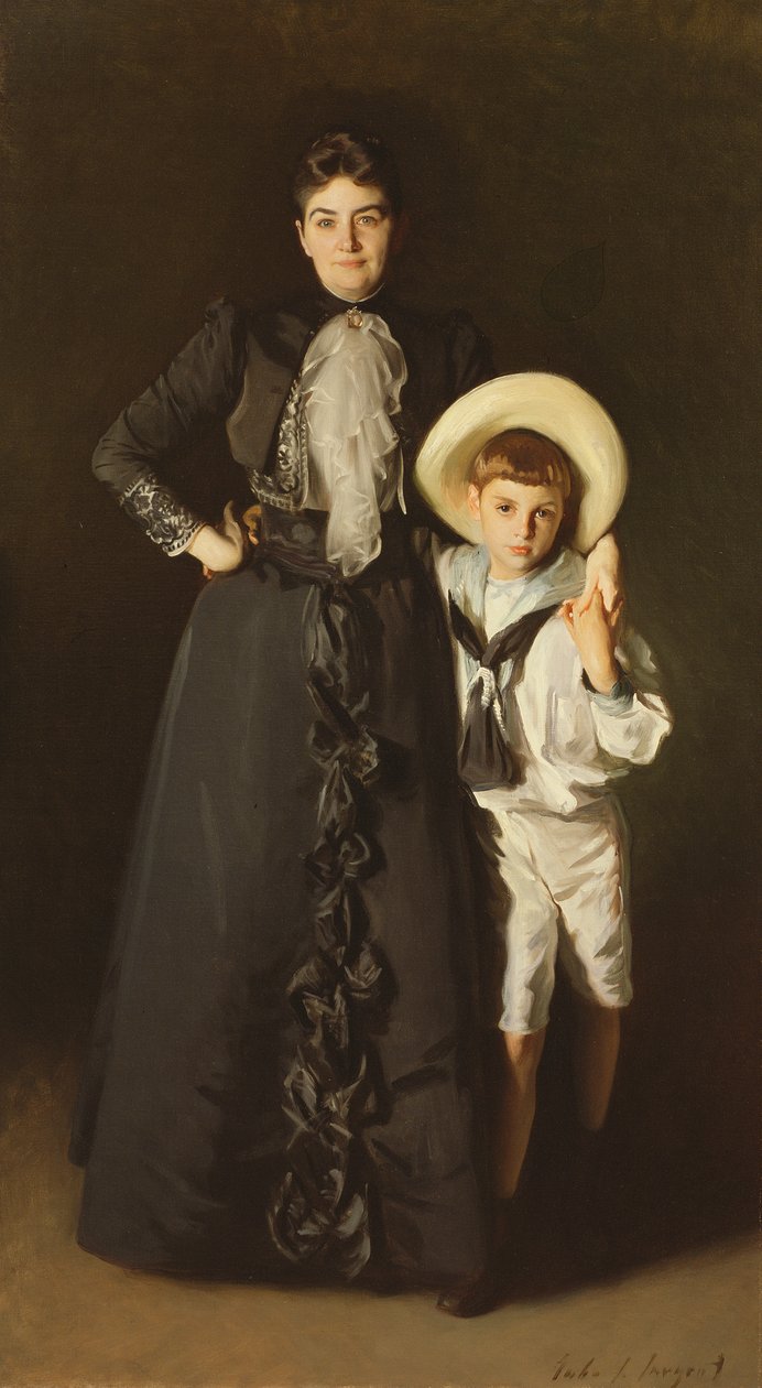 Portrait de Mme Edward L. Davis et de son fils, Livingston Davis, 1890 - John Singer Sargent