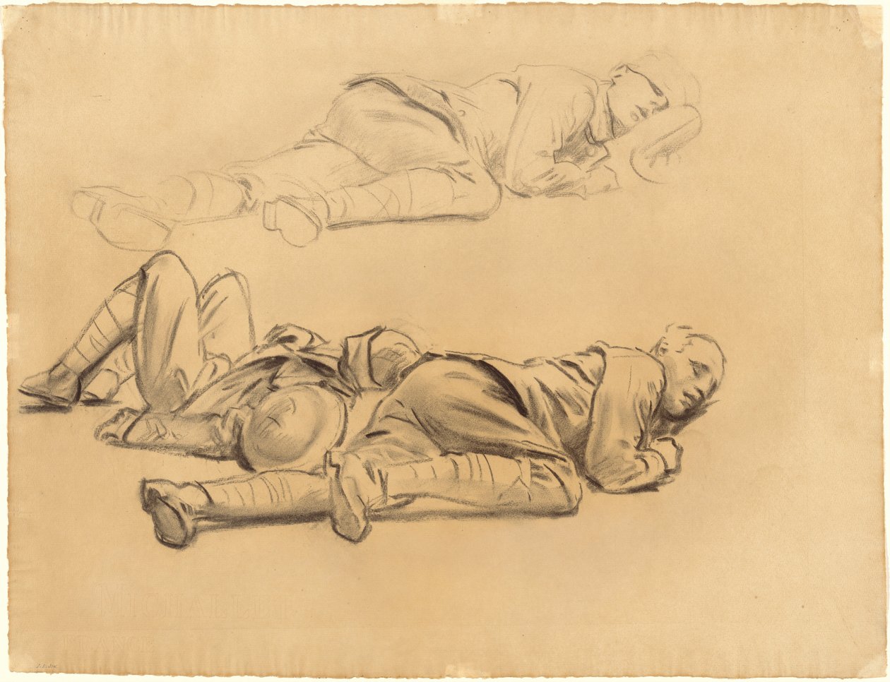 Études pour Gassed, 1918-1919 - John Singer Sargent