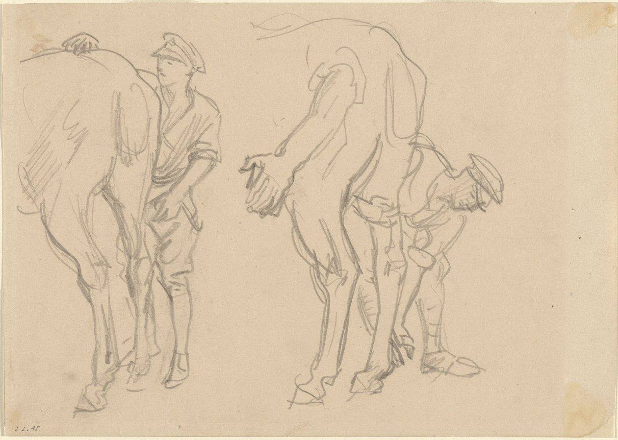 Études pour Scots Grey - John Singer Sargent