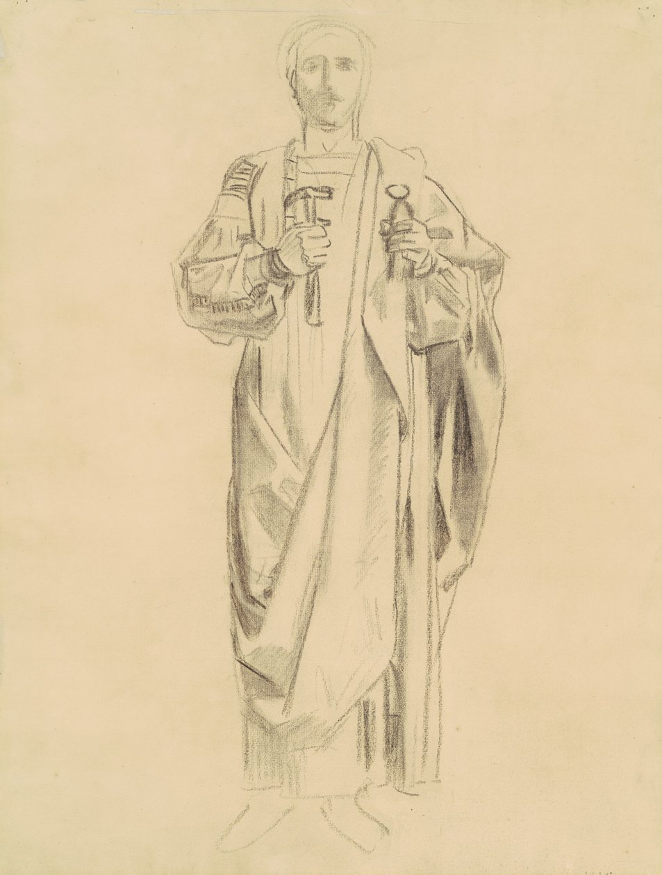 Étude pour Dogme de la Rédemption : Frise des Anges [recto], 1895-1903 - John Singer Sargent