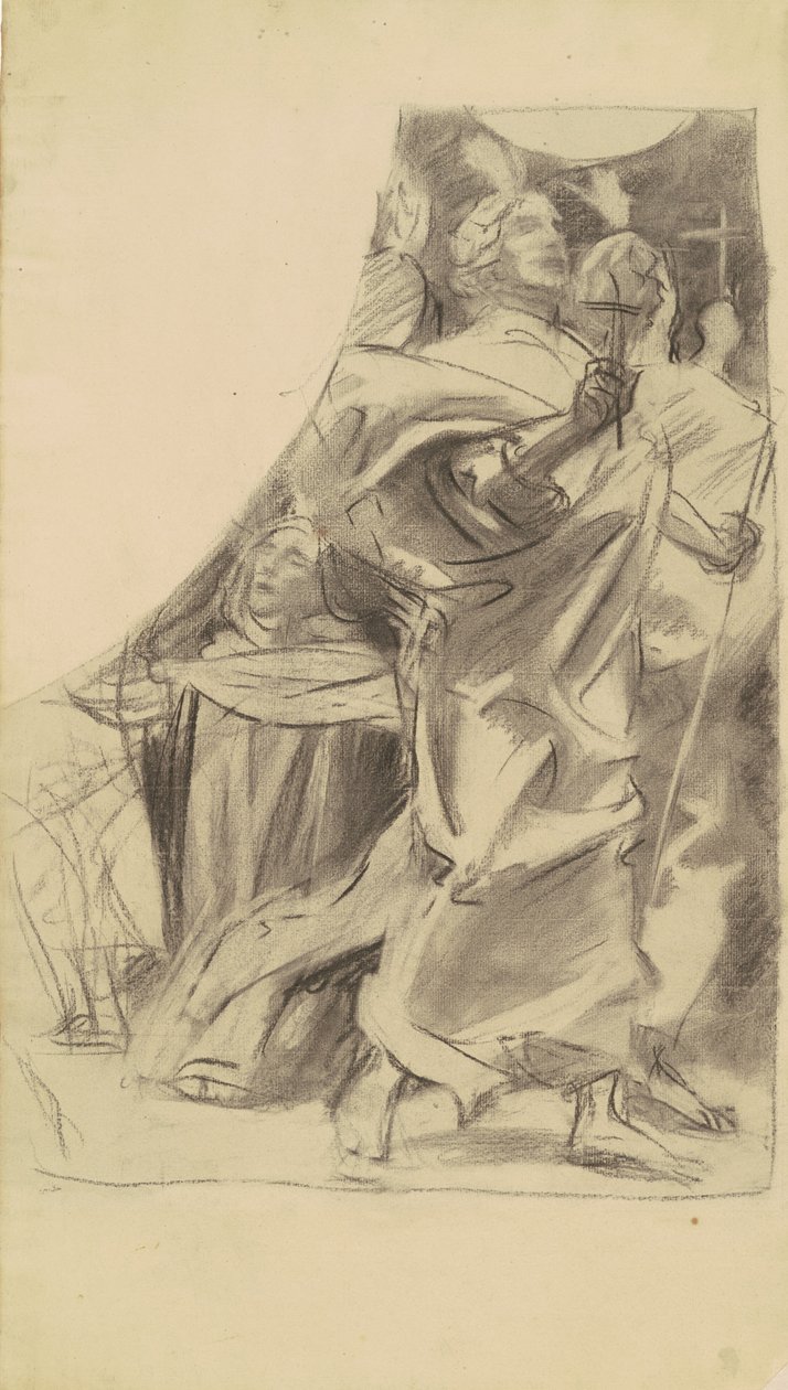 Étude pour le Triomphe de la Religion - John Singer Sargent