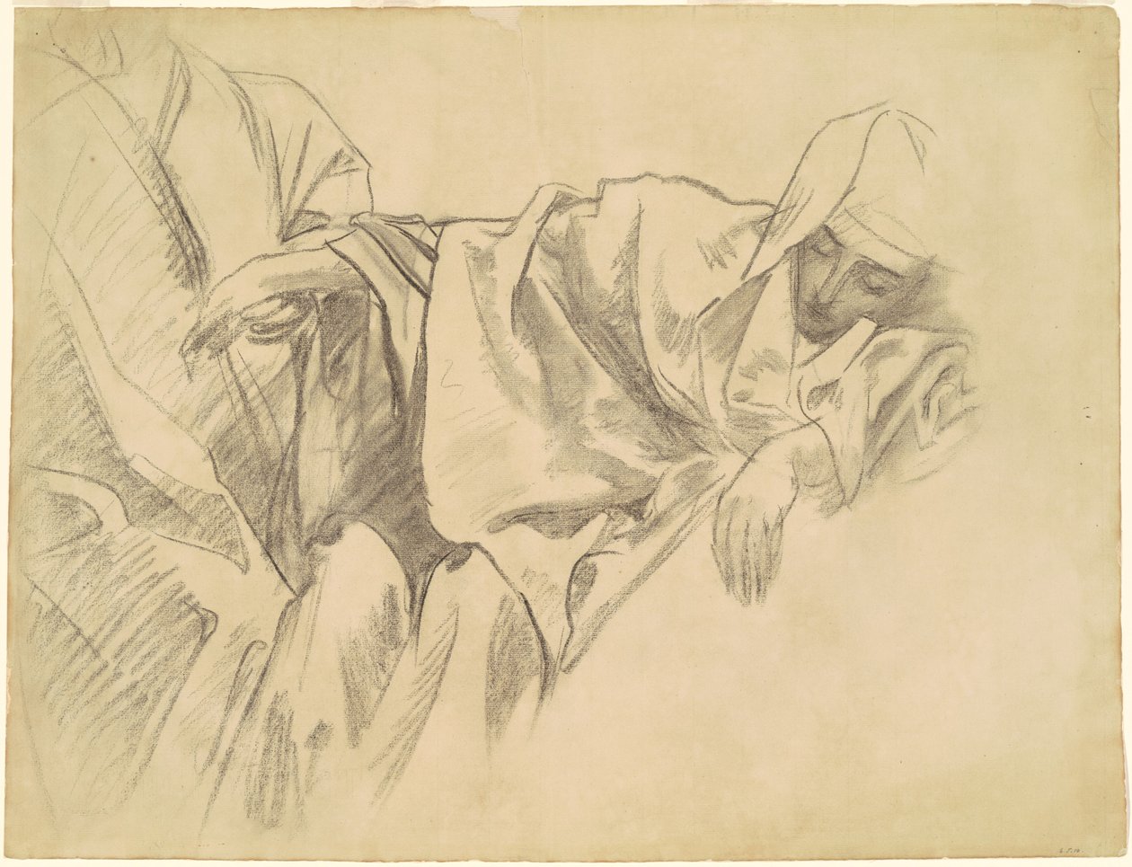 Étude de la crucifixion pour "Les quinze mystères du rosaire" - John Singer Sargent