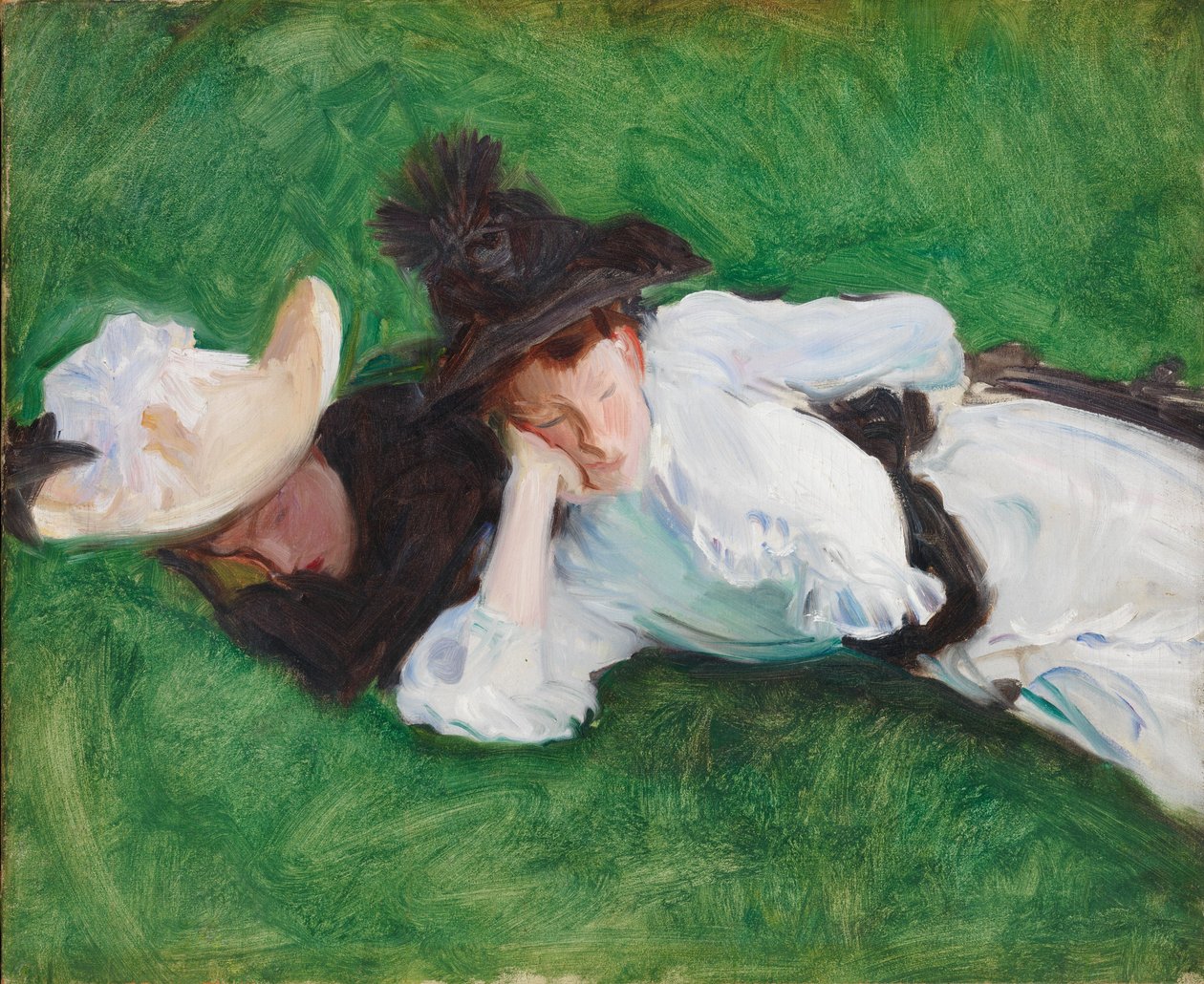 Deux filles sur une pelouse, 1889 - John Singer Sargent