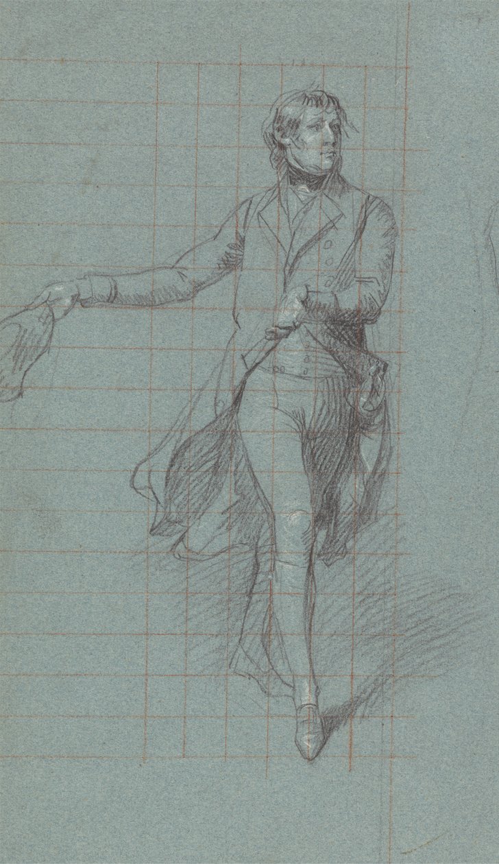 Étude pour le capitaine William George Fairfax pour la peinture "La victoire de Lord Duncan" - John Singleton Copley