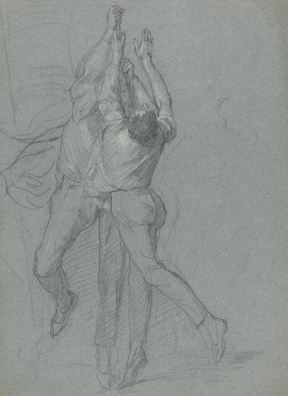 Étude de marins levant un drapeau pour la victoire de Lord Duncan - John Singleton Copley