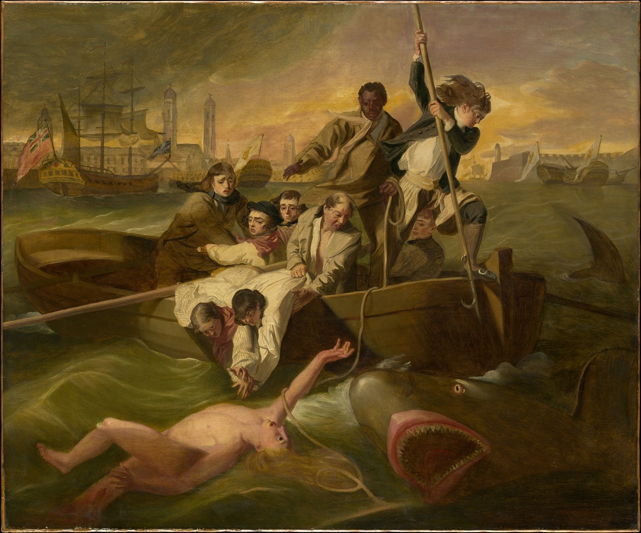 Watson et le requin - John Singleton Copley
