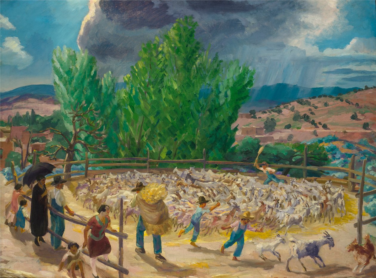 Aire de battage, Santa Fe - John French Sloan