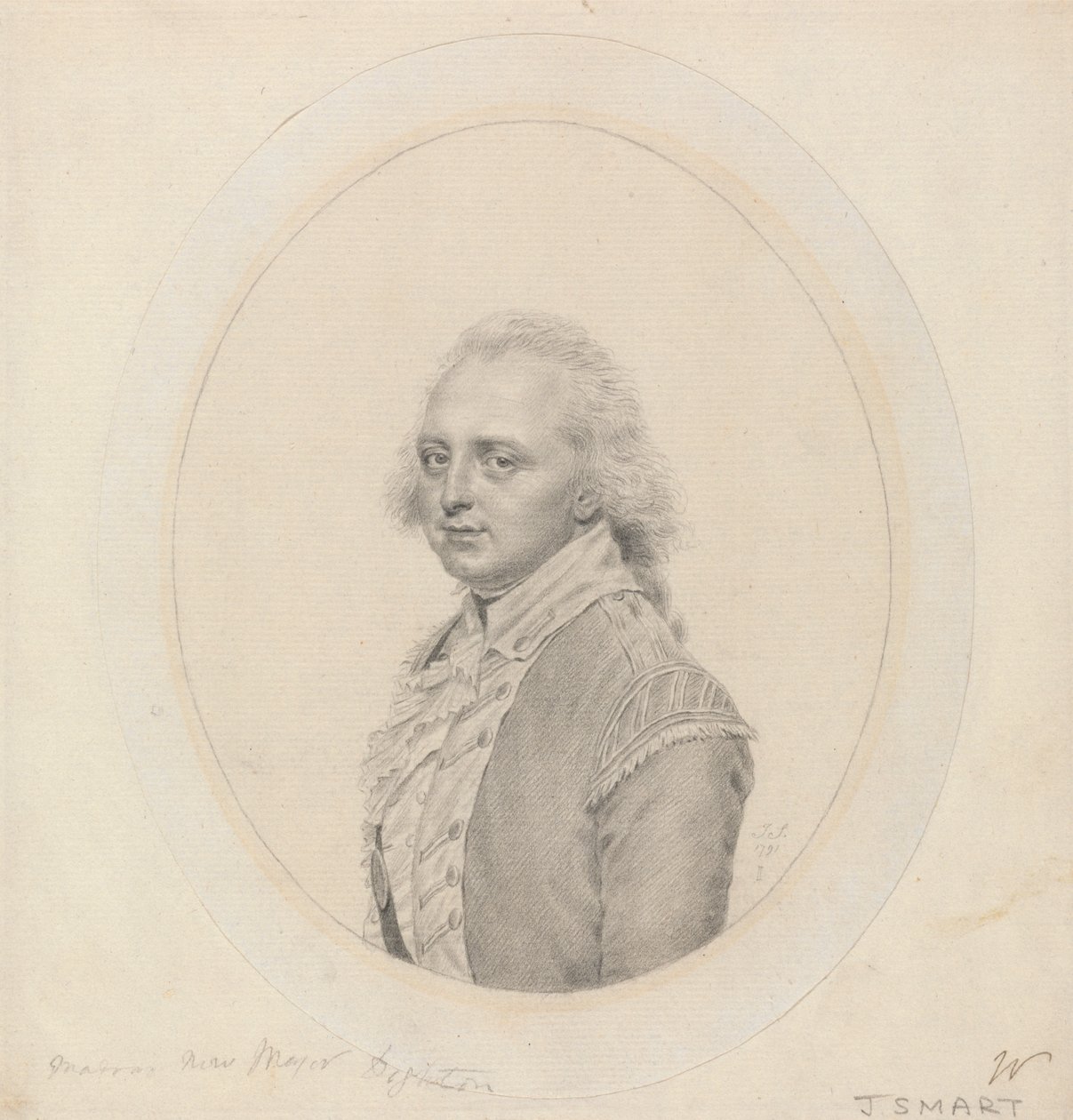 Portrait du Lt. John Dighton - John Smart
