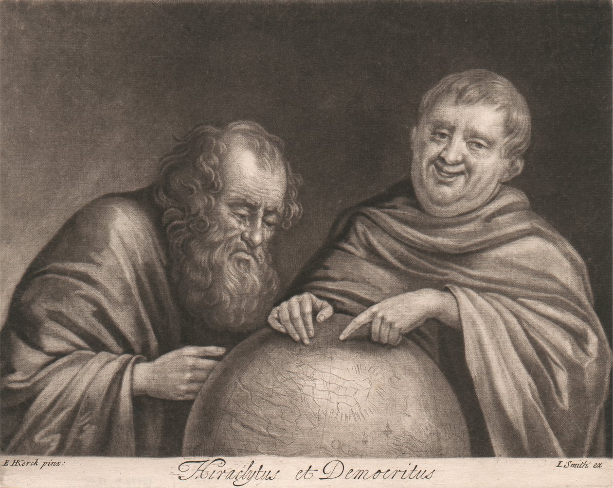 Héraclite et Démocrite - John Smith