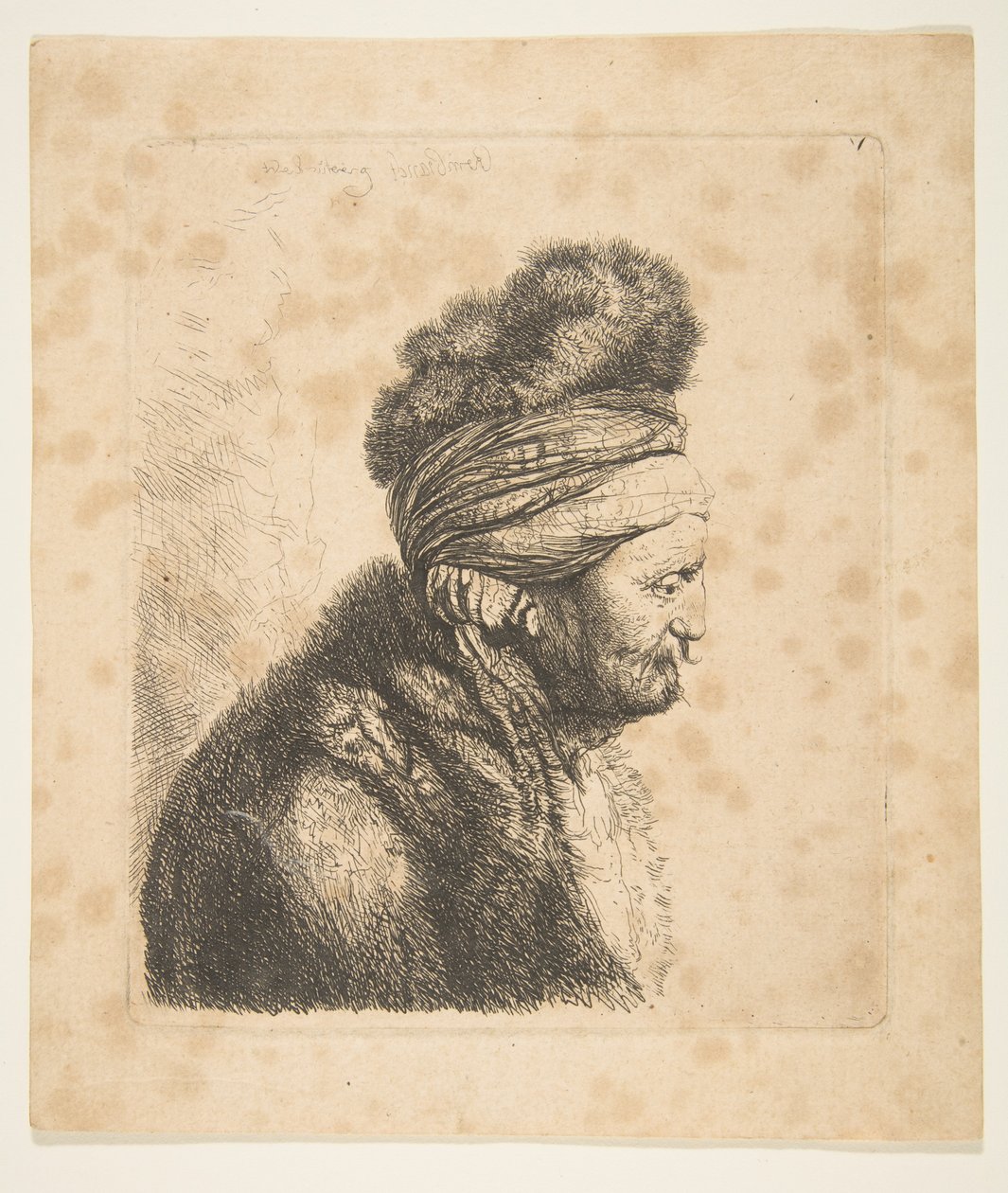 La deuxième tête orientale copie inversée, 18e siècle - John Smith 2